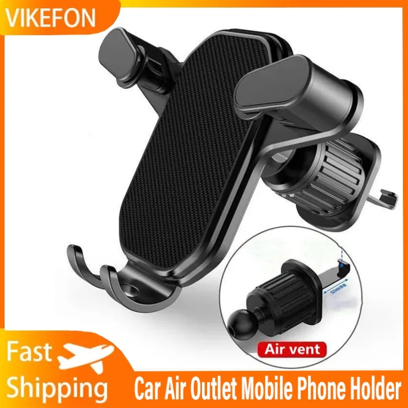 

Автомобильный держатель для мобильного телефона с воздуховыпускным отверстием Универсальный держатель для мобильного телефона для iPhone 17, 16, 15, 14, 13, 12, 11 Pro Max, Xiaomi, Samsung