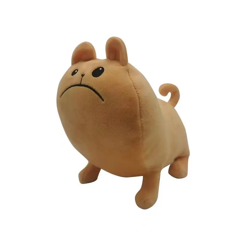 Peluche chien nouilles de dessin animé, avec pain de pain, poupée animale en peluche, jouet doux, cadeau pour enfants et Fans d'animaux de compagnie