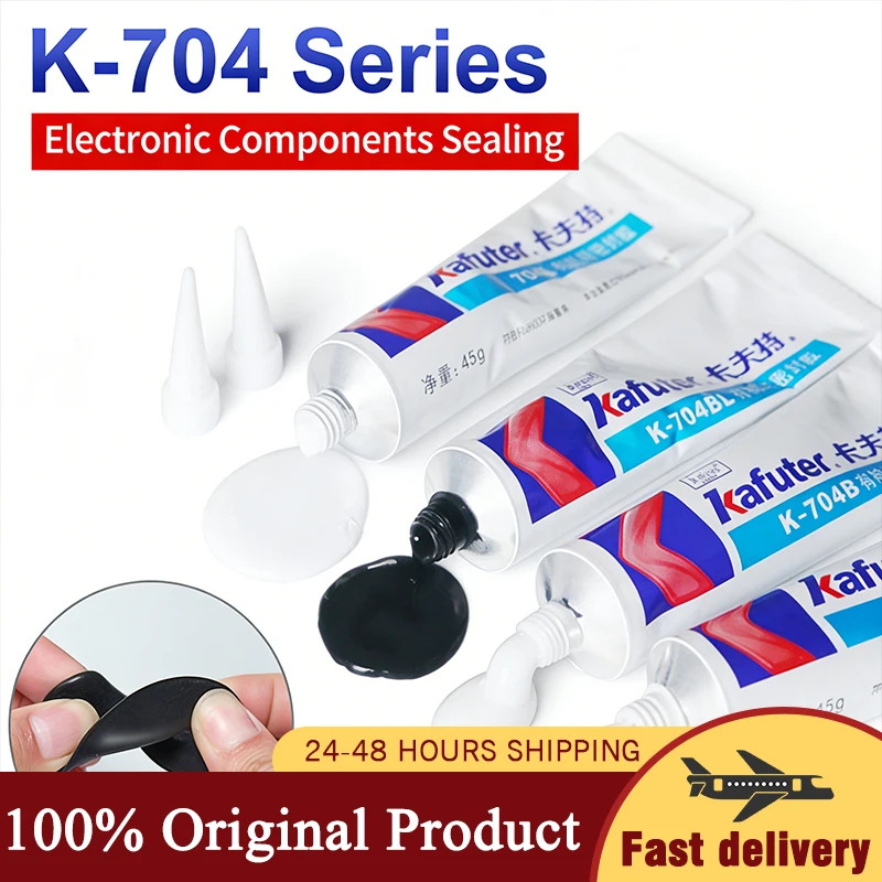 

3Pcs Wholesale KAFUTER K-704 704L 704B Silicone Sealant Silicone Rubber Super Glue Kafuter K 704 Adhesive Sealant