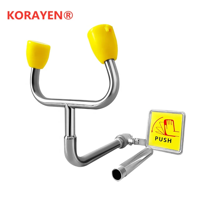 سهلة التركيب، محطة غسيل العين الآمنة للمختبر، سعر صنبور غسيل العين في حالات الطوارئ