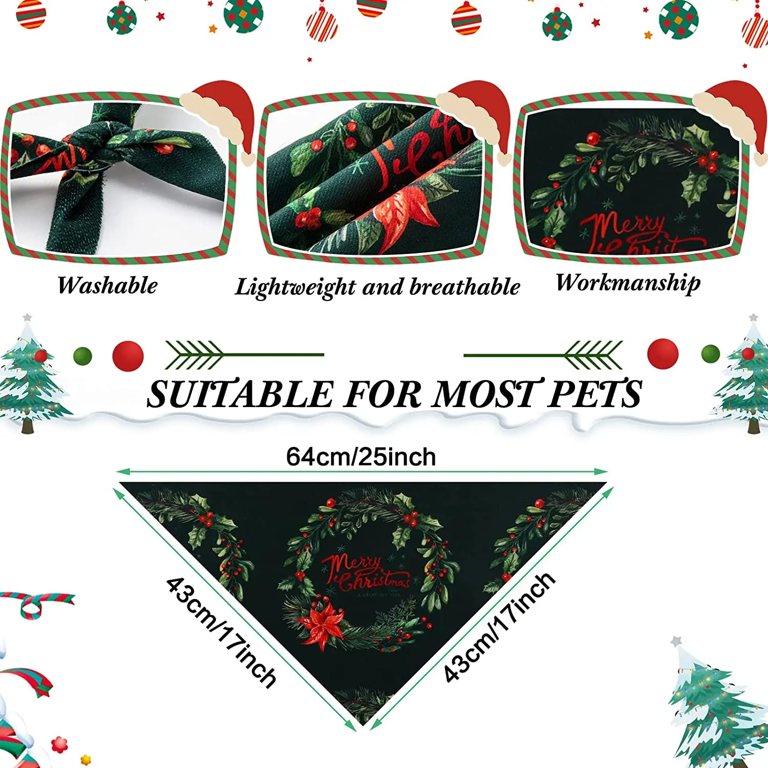 50 Pieces Holidays Halloween Dog Bandanas Thanksgiving Christmas Birthday Dog Bibs Scarf For Small Medium Large Dog Accessoires