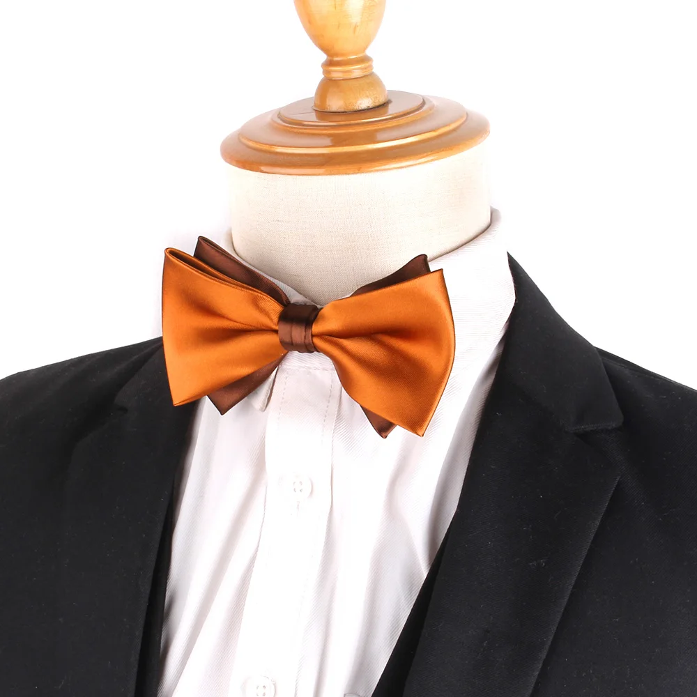 Satin Weave Bow Tie For Men Adult Multicolor Bow Ties For Business Wedding Butterfly Suits Cravats Bowties For Groomsmen Gifts