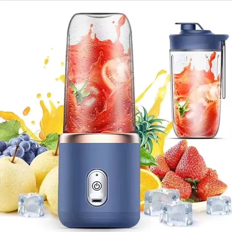 

Portable Juicer Blender Electric 6 Blades Juicer Cup Household Commercial Food-grade Charging Blenders and Juicers