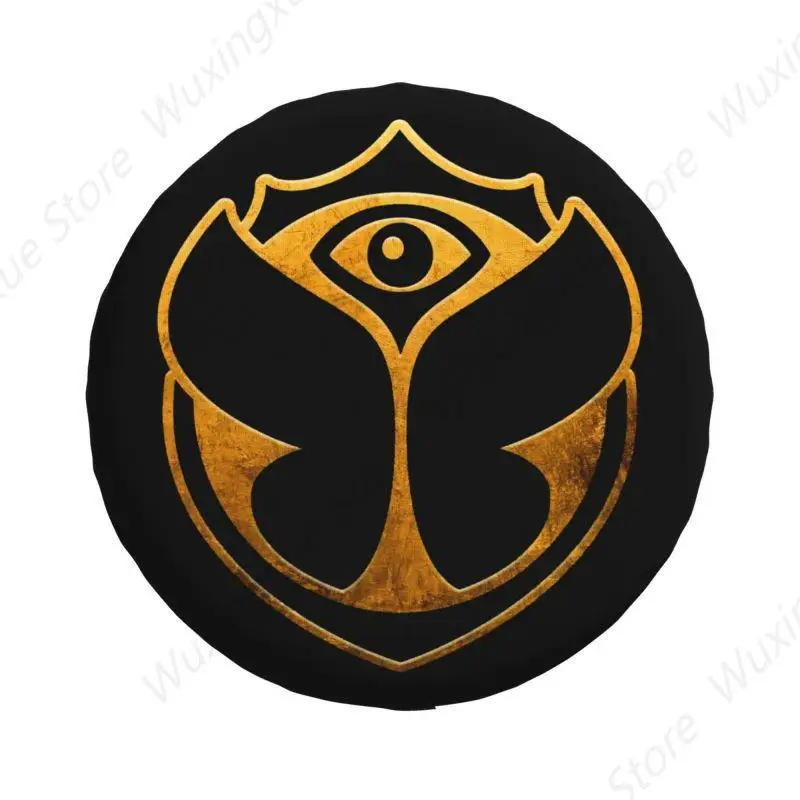 Custom Tomorrowland Spare Tire Cover for Jeep Toyota Mitsubishi Belgian Electronic Dance Music 4WD 4x4 RV Car Wheel Protectors