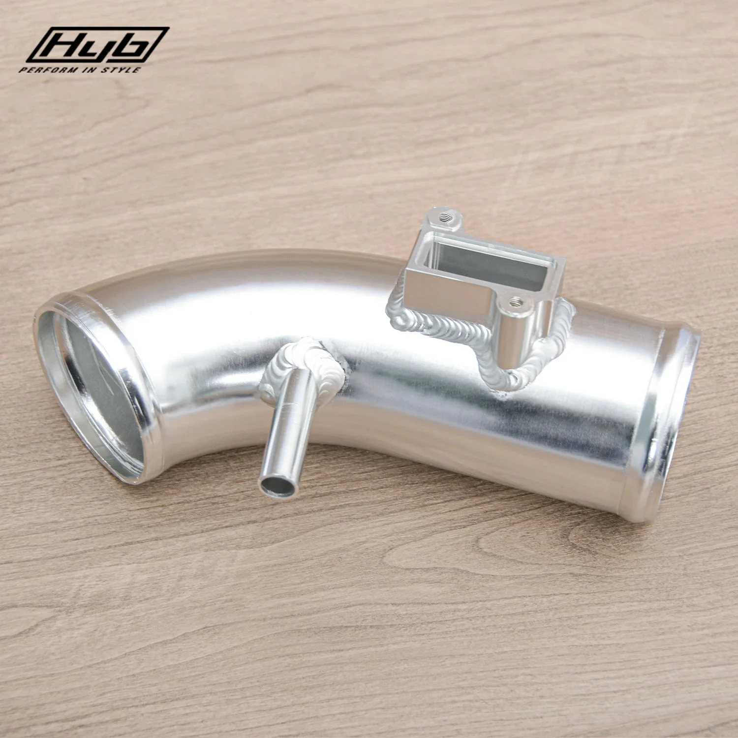 JDM سيارة تعديل كمية الأنابيب لهوندا FD1 08-11 سباق الألومنيوم كمية الأنابيب الكوع مع خرطوم السيليكون #6