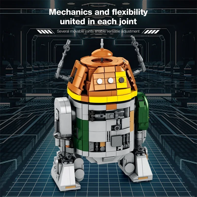 Blocs de construction de robots Chopper du film MOC C1-10P, 988 pièces, Robots de Combat spatiaux, modèle de figurine, jouets d'assemblage à monter soi-même, cadeau de collection pour enfants