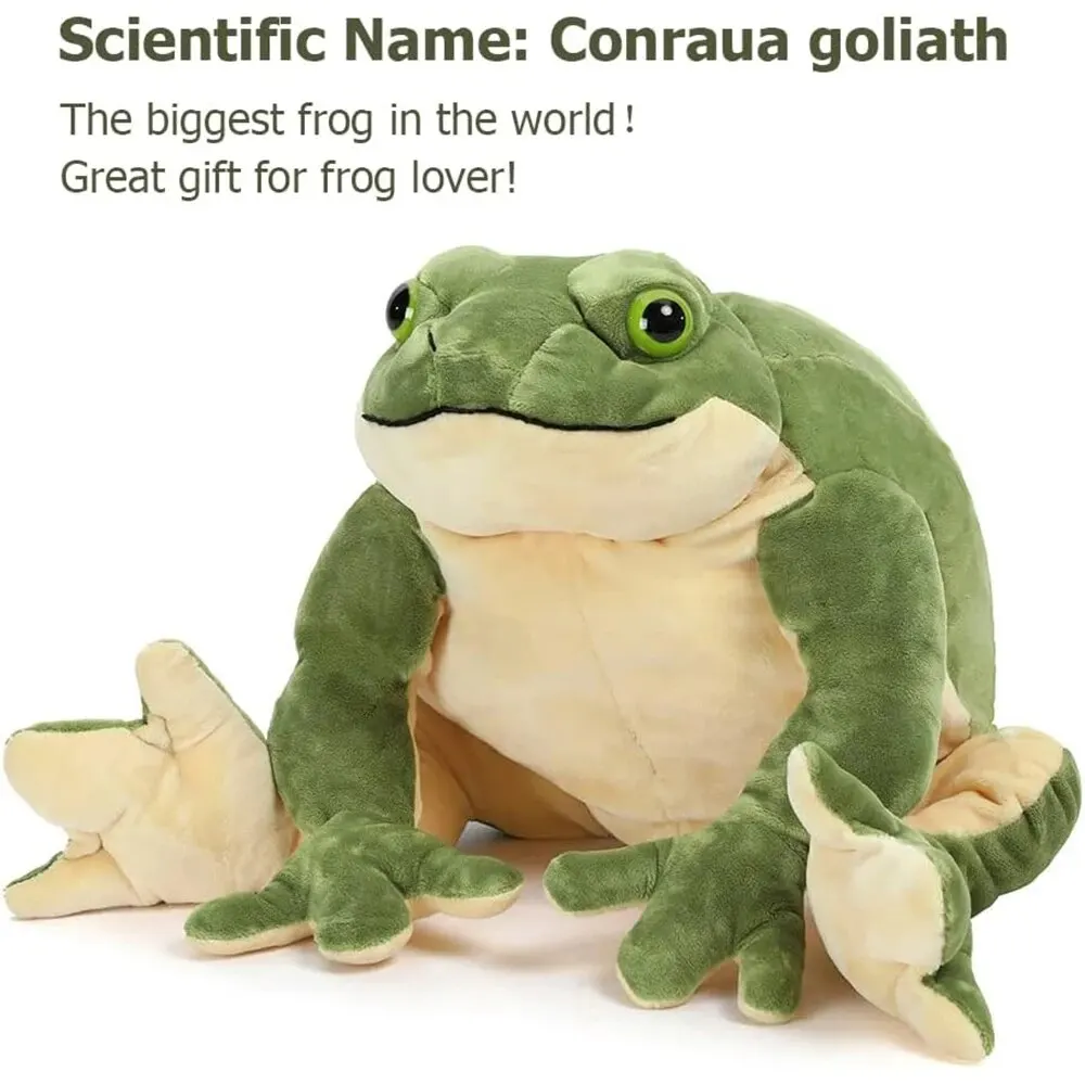 11-22 Inch Giant Frog Stuffed Animal Soft Plush Toy - Huggable Jumbo Froggy for Kids And Collectors
