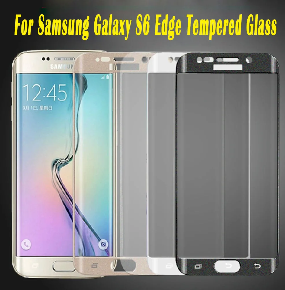 

3D Curved Surface Full Screen Protectors Explosion-proof Tempered Glass for Samsung Galaxy Note 8 9 S6 S7 Edge S8 Plus S9 100pcs