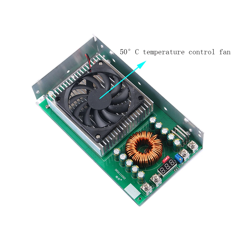 DC 25-90V to DC 2.5V-60V Power Supply Module Voltage Regulator 1500W 50A High Power DC-DC Adjustable Step Down Buck Converter