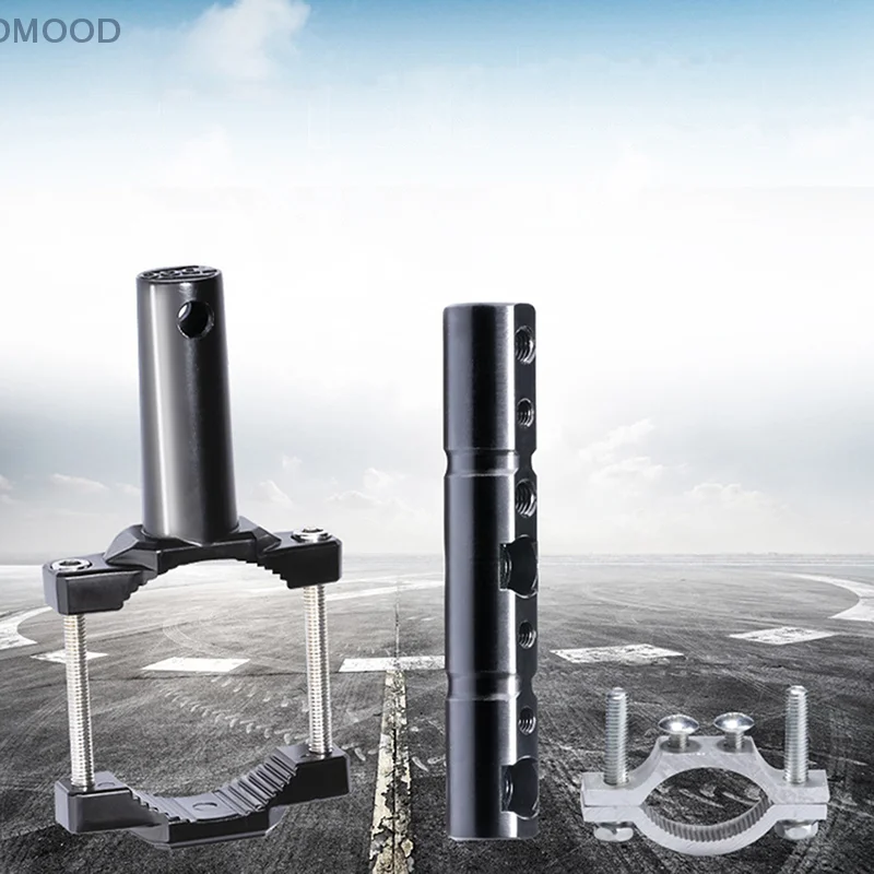 Staffa di montaggio universale per paraurti moto Supporto per asta di prolunga per faretto modificato per faro