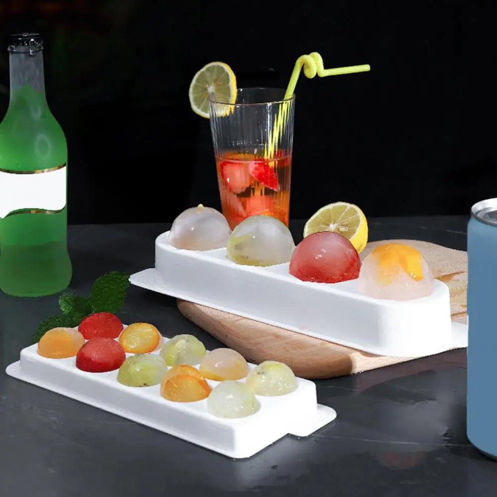 Food-grade Silicone Ice Mold Stacked Spherical Ice Cube Mold Food-grade Silicone Tray High Space Utilization Slow Melting