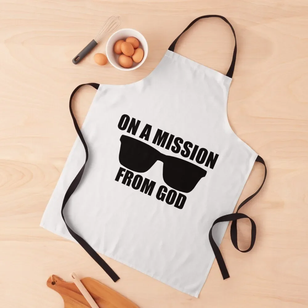 

on a mission from god| Perfect Gift Apron with pockets Womens Dresses Kitchen And Home Items Apron