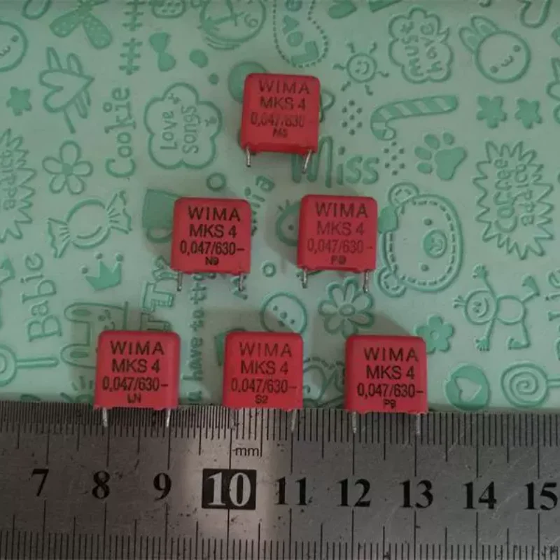 10-100 Uds WIMA MKS4 630V 0,047 UF condensador de película fina metalizada para fiebre de Alemania