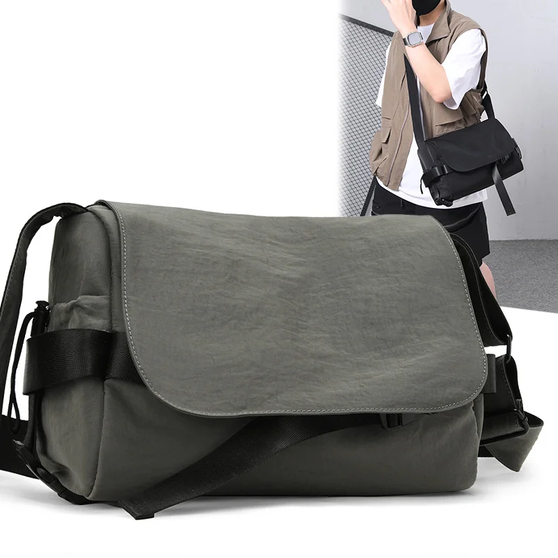 

New Minimalist Men's Crossbody Bag, Multi-functional Large-capacity Single-shoulder Bag, Casual and Versatile Small Crossbodybag