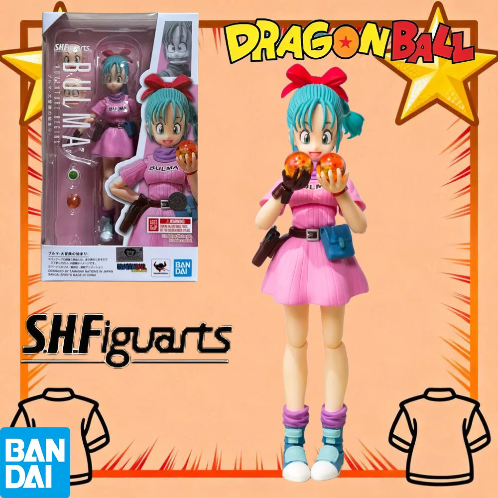 

100% Authentic In Stock Bandai S.H.Figuarts Dragon Ball Bulma - The Start of the Adventure Action Figure Collection Model Toy