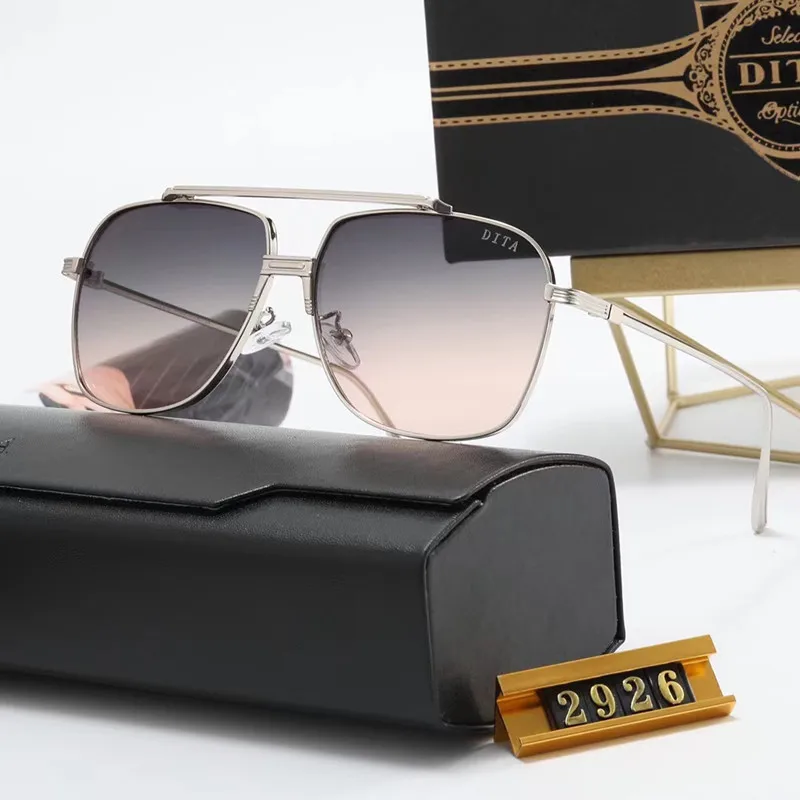 New Dita Sunglasses Men Army Military Aviation Pilot Sun Glasses Polarized Lens Woman Luxury Brand Vintage With Original Box