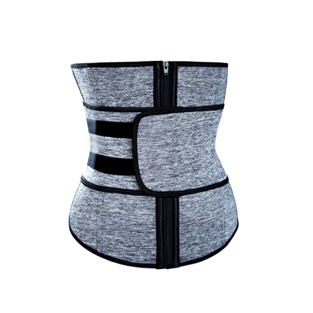 

Slimming Waist Trainer Women Shapewear Rubber Corset Belly Body Shaping Garment Sports Belt Fat Burning Steel