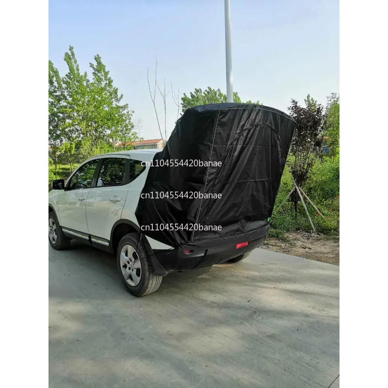 Car SUV self-driving tour Car roof Tail trunk tent Simple version Rainproof outdoor camping