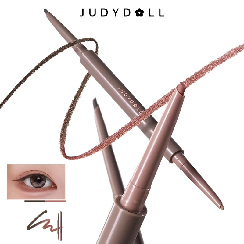 Гелевый карандаш для глаз Judydoll 2-в-1, водостойкий, стойкий, многофункциональный, для жирной кожи, подходит для начинающих