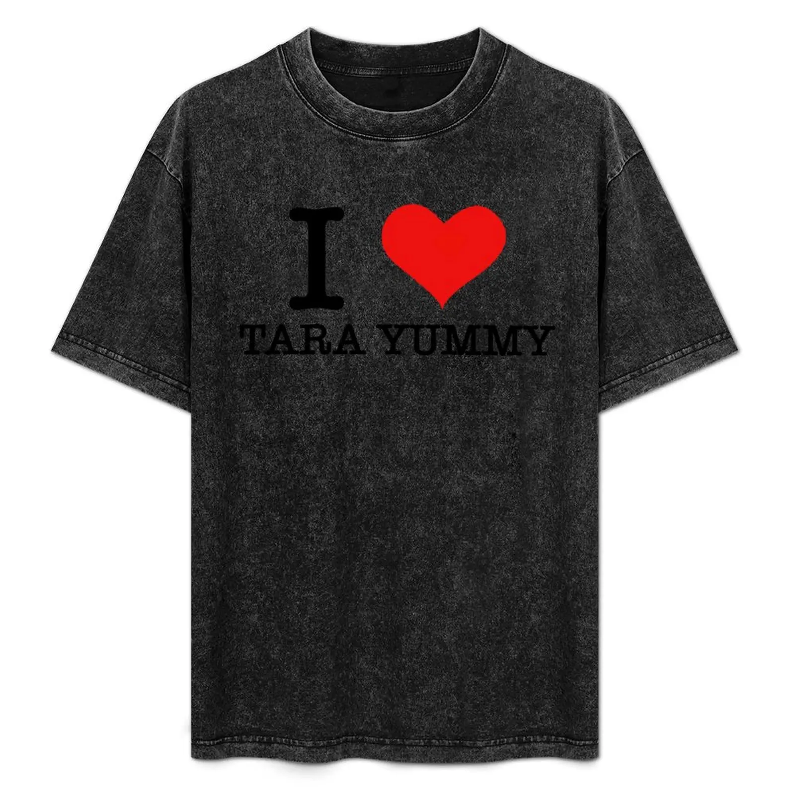 

i heart tara yummy T-Shirt Basic Plain Short Sleeve Crew Neck Tee