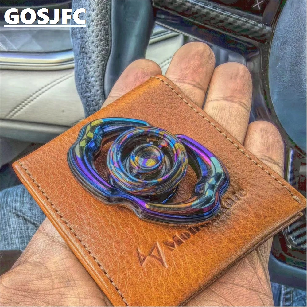 LQ EDC Ti-Knife Grain Obsidian Feeling Fidget Spinner Brinquedos para alívio do estresse Jogo da moda em estoque