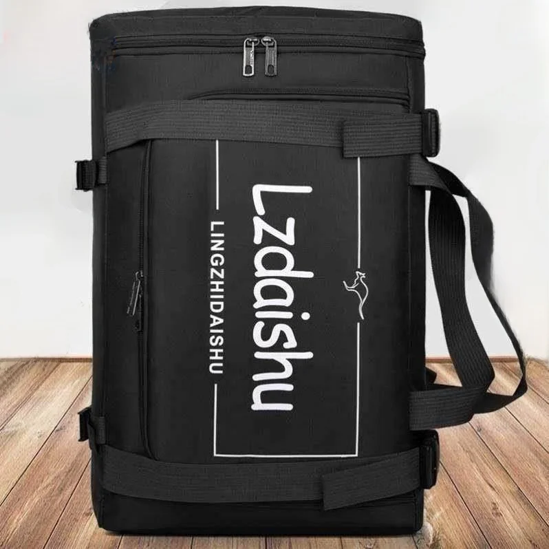Waterproof Fishing Backpack Men's Dual Shoulder Sling Fishing Bag Tool Kit Canvas Multi-Functional Attractive Youth Backpack