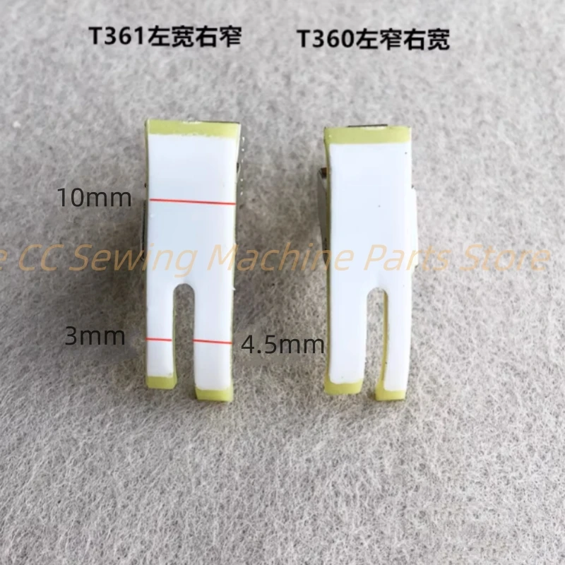 T360 plastic press foot T361 Oxford Teflon zipper small press foot industrial sewing machine spare parts