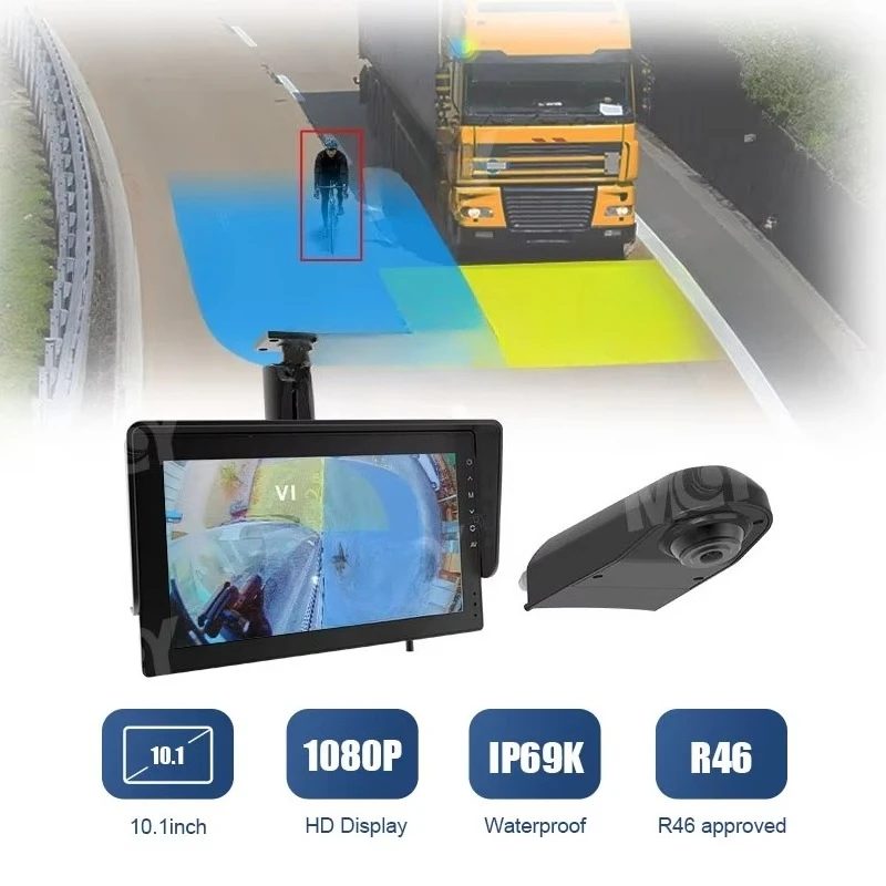 

10.1 Inch UN ECE R46 Class V and Class VI E-Mirror Camera Monitor Kits