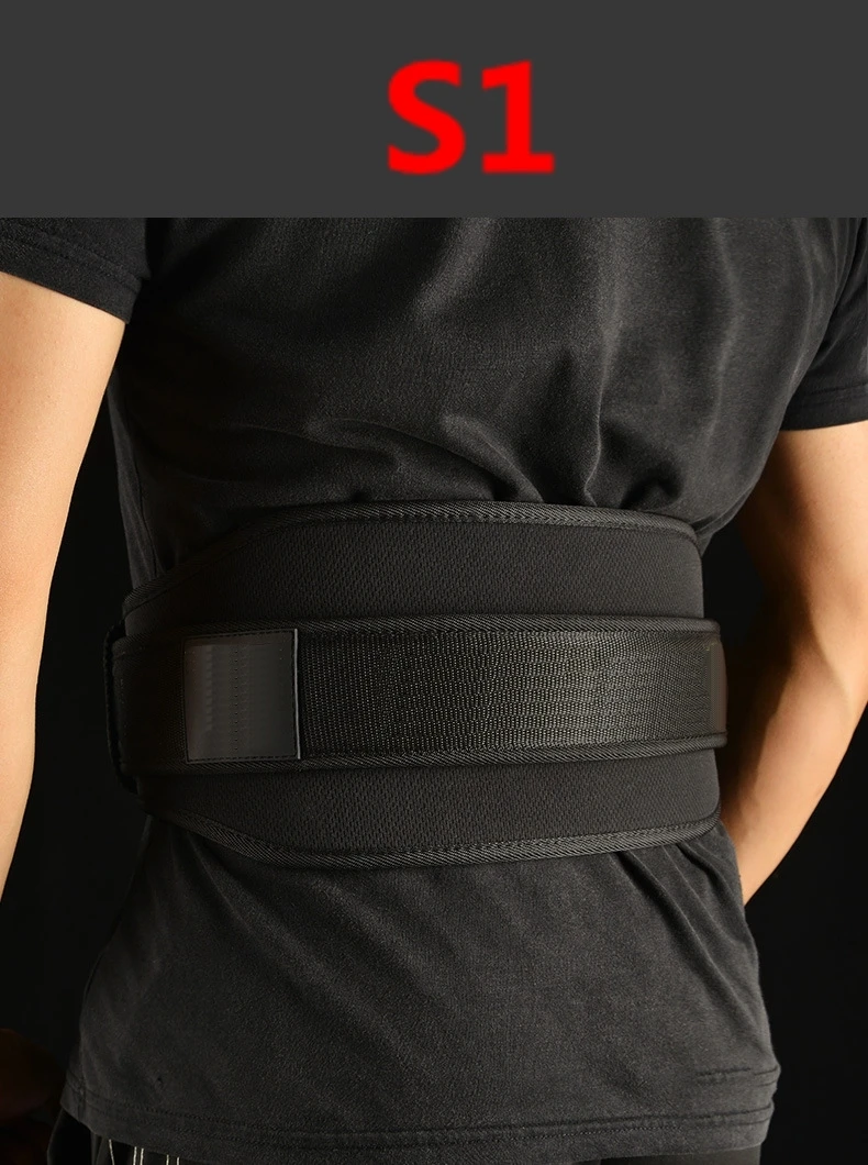 Weight Lifting Belt Adjustable Gym Belt Powerlifting Bodybuilding Squats Barbell Workout Waist Muscle Training Protector