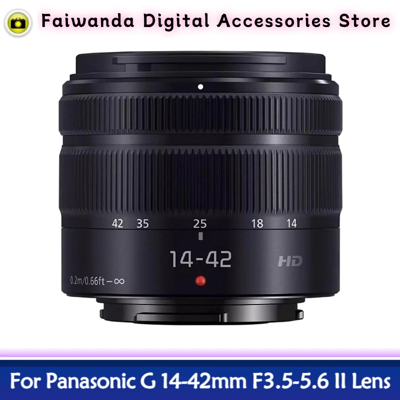 98% nuevo genuino para Panasonic G VARIO 14-42mm f/3,5-5,6 II ASPH MEGA OIS lente de Zoom intercambiable Digital-H-FS1442A