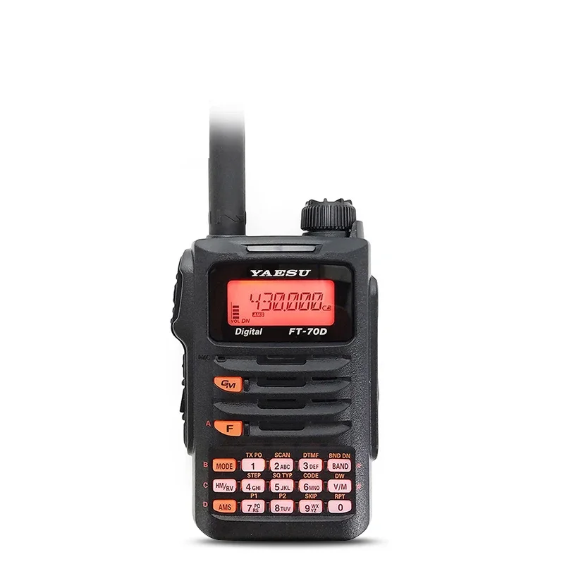 YAESU FT-70D устойчивая к падению УКВ/УВЧ DMR водонепроницаемая УКВ УВЧ портативная радиостанция водонепроницаемая, рация 50 км