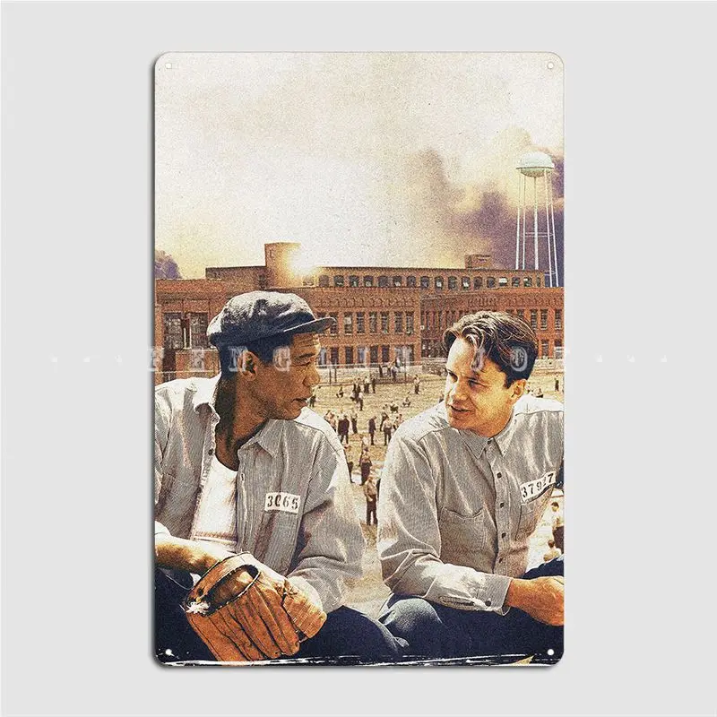 The Shawshank Redemption Metal Sign Cinema Living Room Club Bar Funny Wall Decor Tin Sign Poster