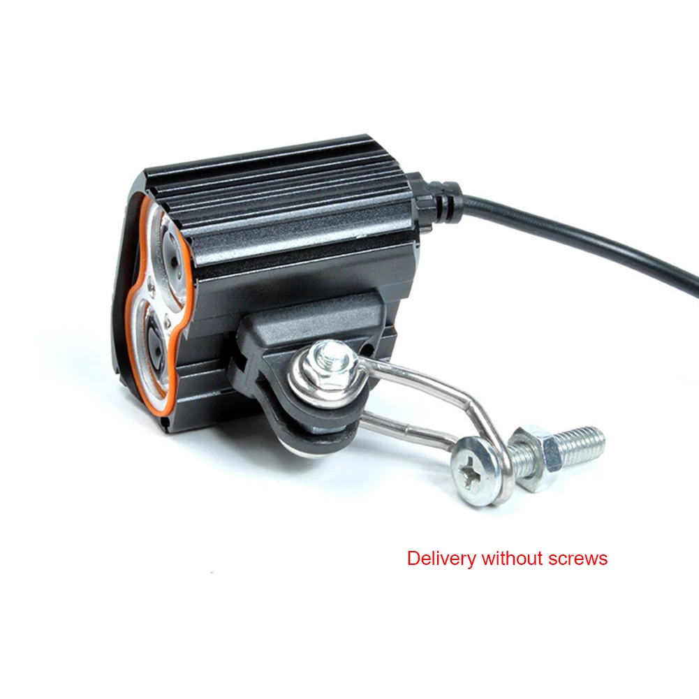 2T6 LED دراجة هوائية جبلية المصباح الأمامي مصباح 5 فولت-48 فولت مقاوم للماء ليلة ركوب السلامة تحذير الكاشف الدراجات الملحقات #3