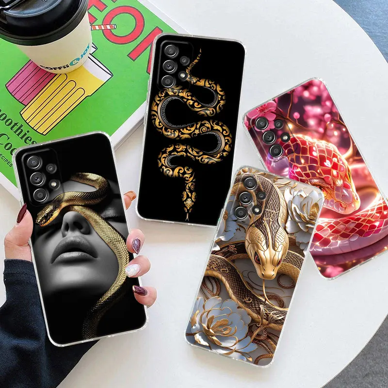 

Прозрачный мягкий чехол для телефона с рисунком змей и женщин для Samsung Galaxy A56 A57 A37 A55 A54 A36 A35 A26 A25 A16 A17 A07 A52 A34 A73 A21s