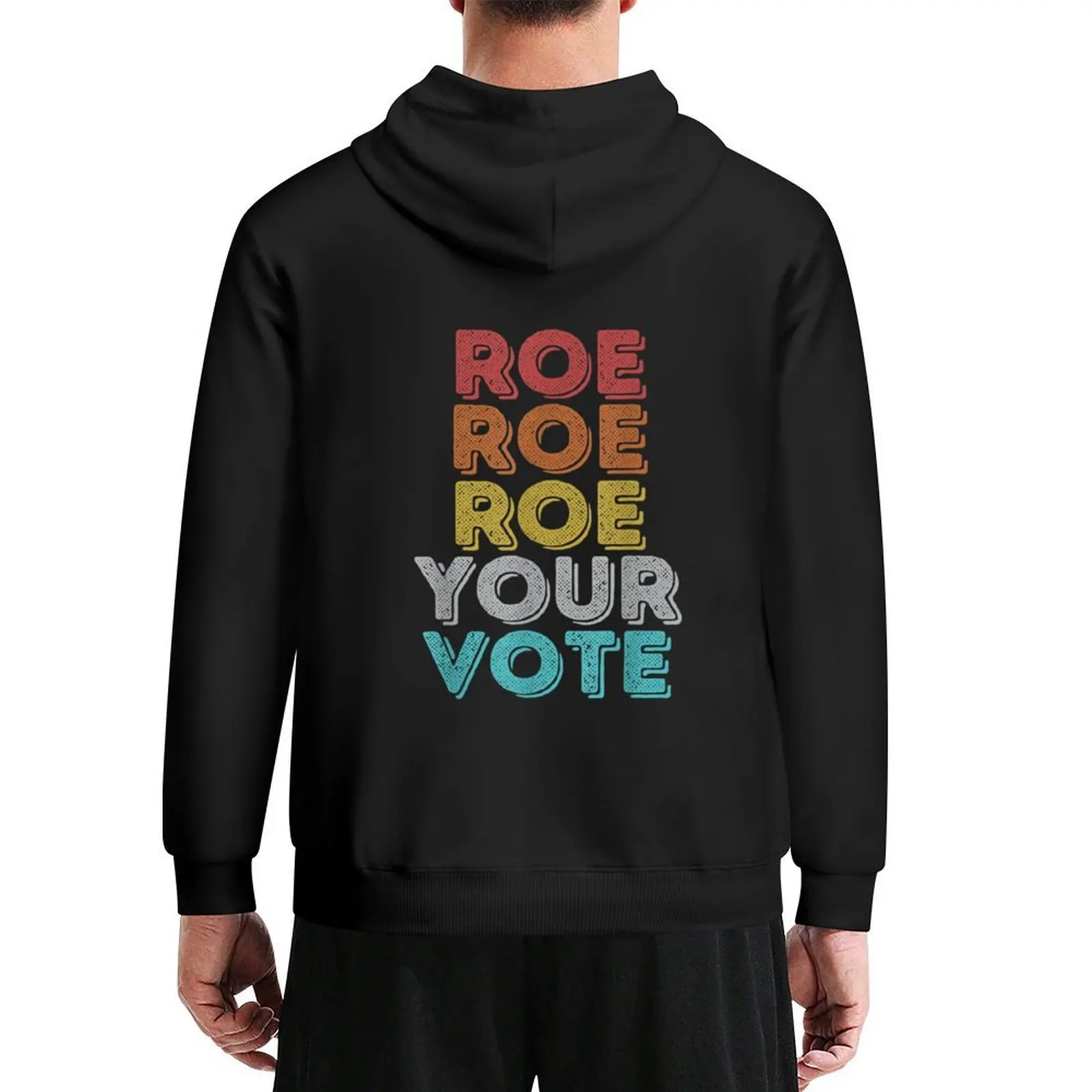 

roe roe roe your vote Active Hoodie winter clothes mens clothes men's sweat-shirt men's winter sweater anime hoodie