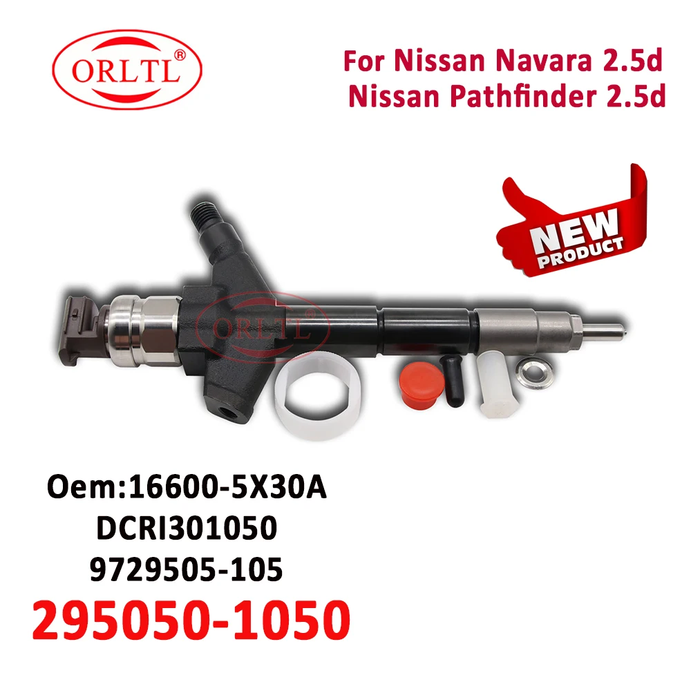 4 PCS 295050-1050 295050-1051 Diesel Fuel Injector 166005X30A Nozzle 2950501050 for Denso Nissan Navara NP300 16600-5X30A