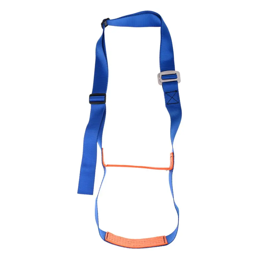 Portable Boat Ladder with Orange Steps Inflatable Rib Boarding Aid High Strength for Wakeboard Water Sports