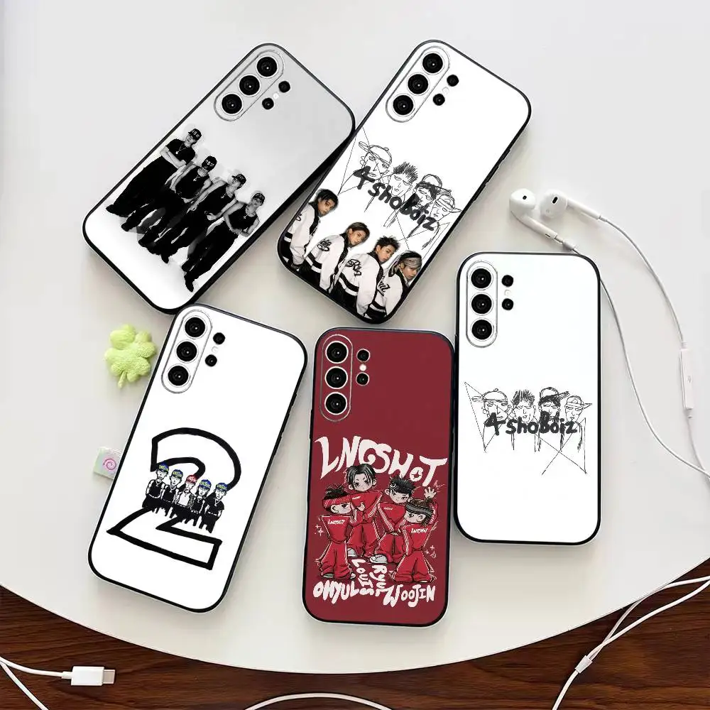 LNGSHOT Hip-hop  Phone Case For Samsung S25,S24,S21,S22,S23,S30,Ultra,S20,Plus,Fe,Note,10,9,5G Black Cover