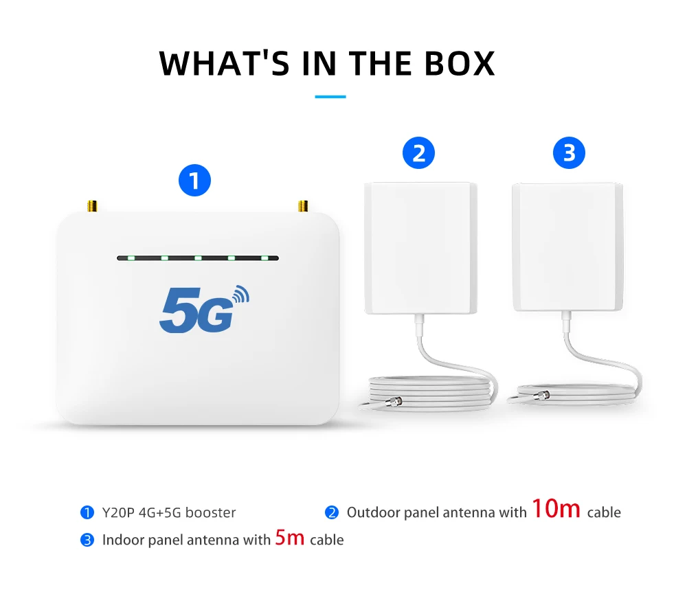 Lintratek 5G 4G wzmacniacz sygnału NR41 NR42 NR78 TDD 3500 2500MHz Repeater komórkowy 900 1800 2100 Panel wzmacniający sieć antena