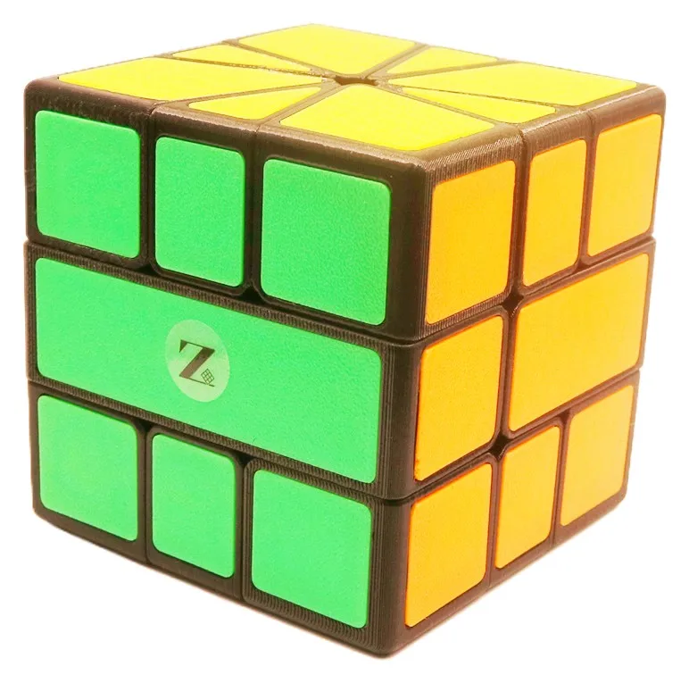 ZEPUZZLES 9cm SQ1 Cubo Forma extraña Rompecabezas Cubo sin pegatinas Rompecabezas Juguetes Regalo para niños Cubo mágico