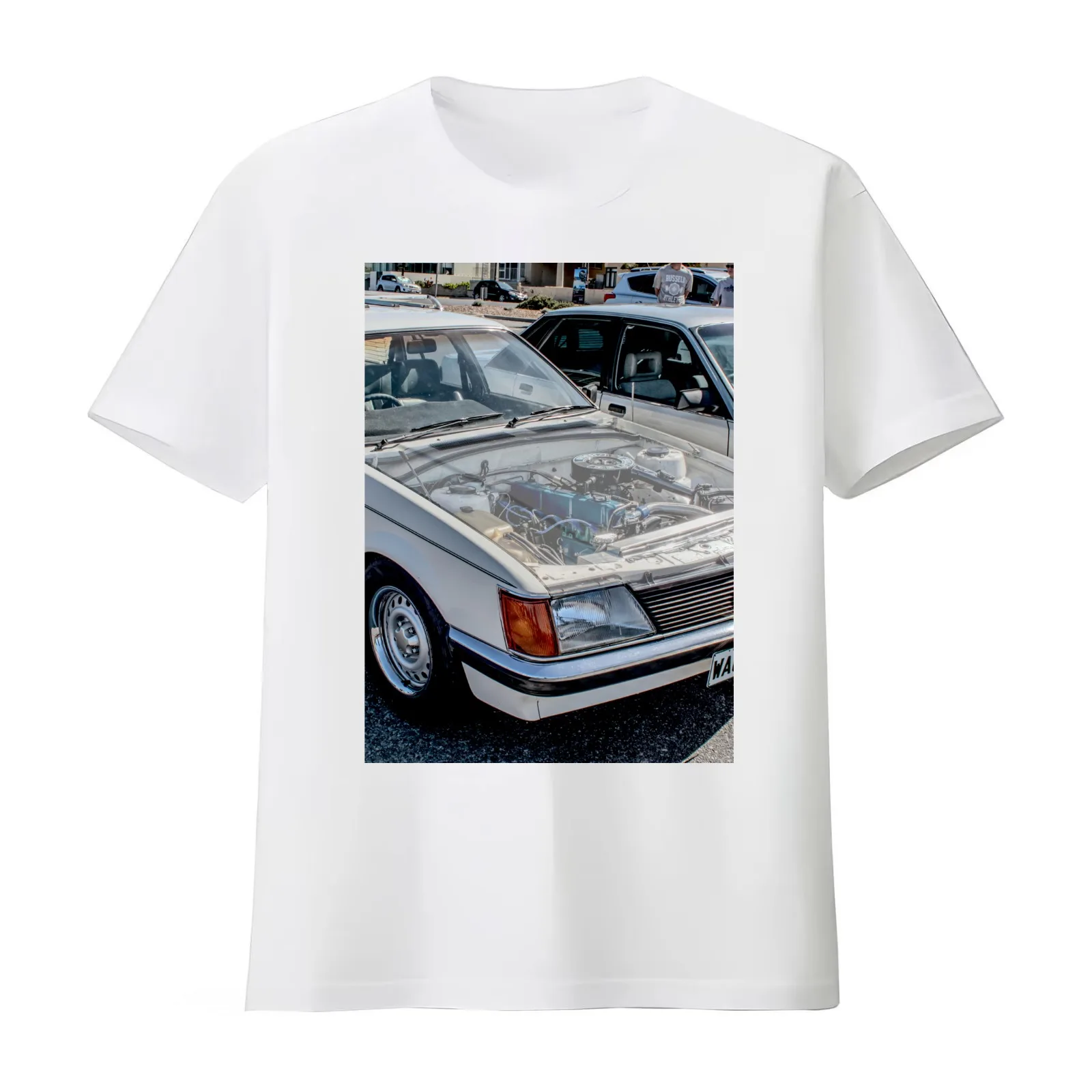 Misted bonnet VH Holden Commodore wagon T-Shirt Summer Casual Cotton Tee Oversized Streetwear Tops Vintage Graphic Print