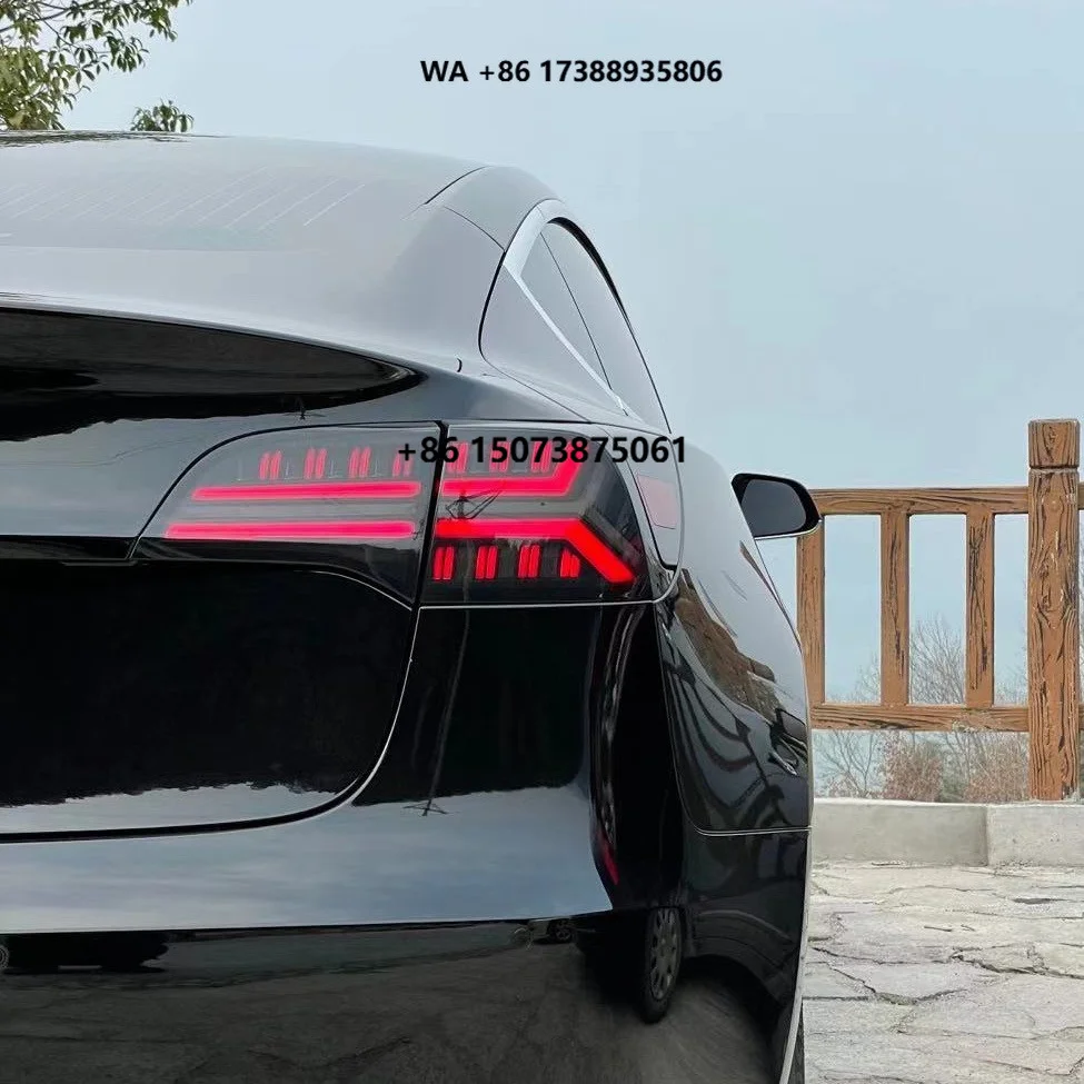 Vstar Made LED Tail Lights for Tes-la Model 3, Model Y LED Tail Lamps for Tes-la,High Quality Car Modify Accessories.