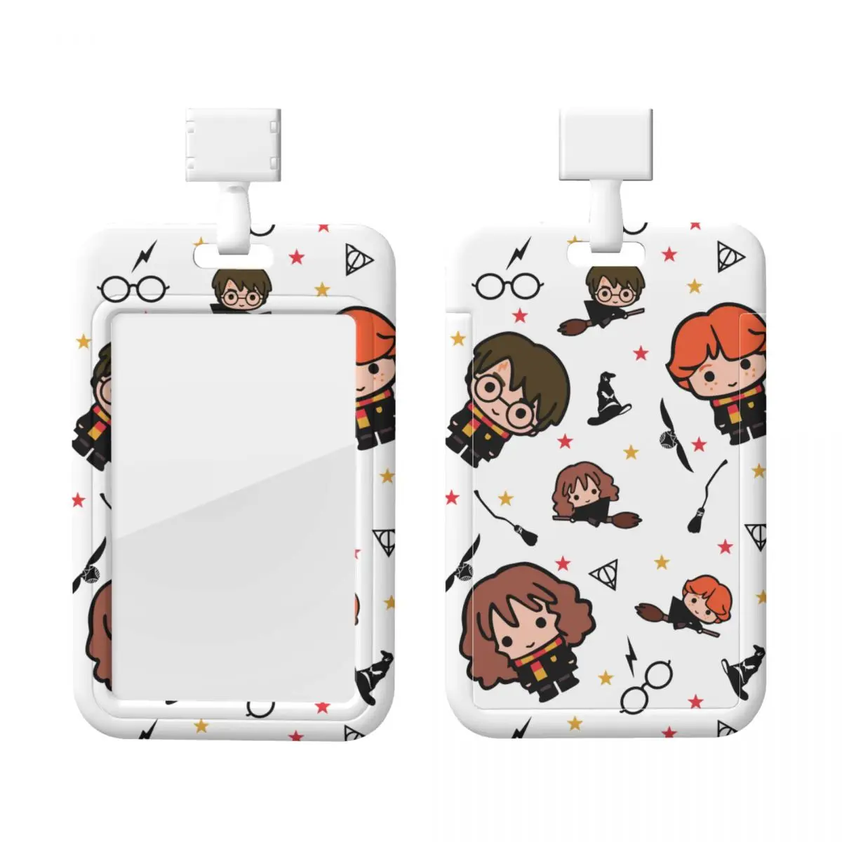

Custom H-Harries Anime Card Badge Holder Card Holder Men Women Magic Movie Neck Strap ID Credential Holder Engineers