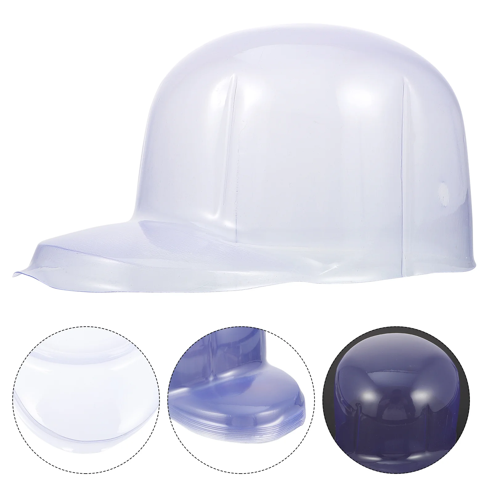 

10 Pcs Universal Hat Support Baby Clear Display Case Pvc Plastic Caps Holders Stand