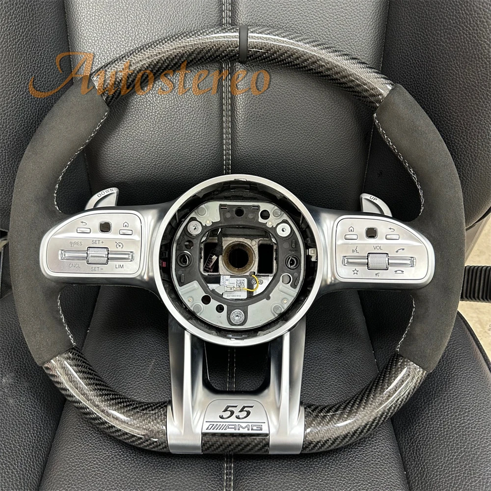 Car Steering Wheel Assembly For Mercedes Benz G Class W464 W465 G350 G500 G63 G65 AMG Customization Coupe Version Leather