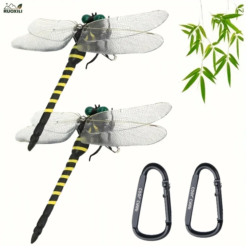 

Outdoor Hanging Mosquito Repellent Dragonfly Decor Outdoor Garden Decoration &Mosquito Accessory - Durable Plastic Construction