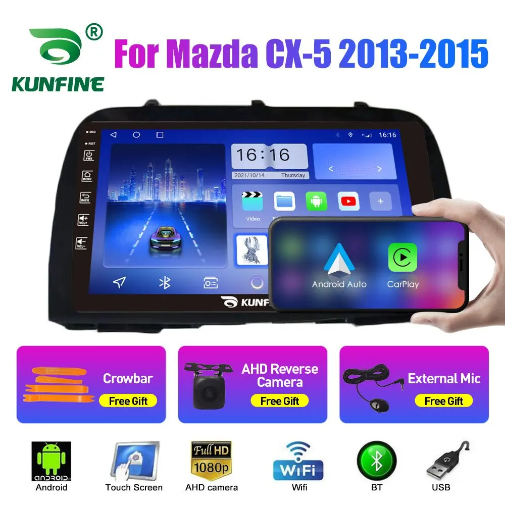 

Car Radio For Mazda CX-5 2013-2015 2Din Android Octa Core Car Stereo DVD GPS Navigation Player QLED Screen Carplay