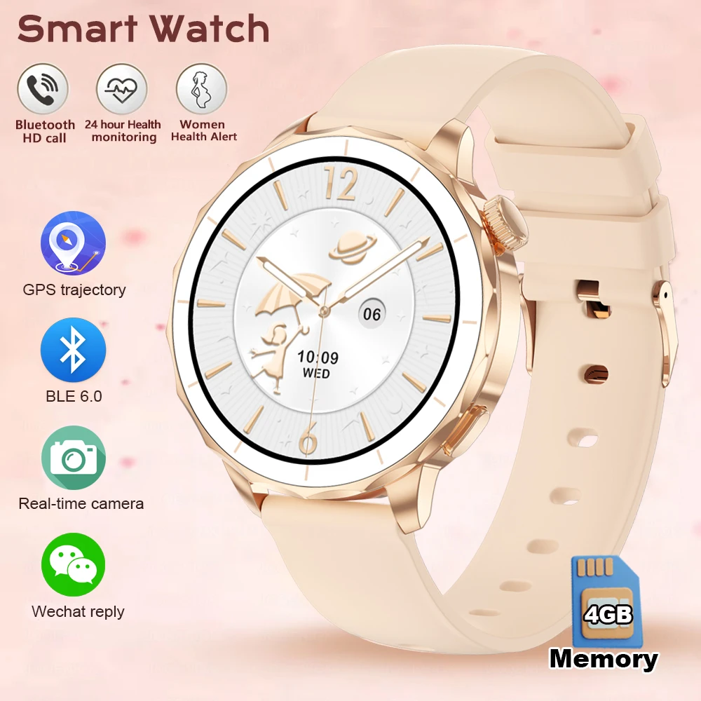 

Новые умные часы Sweethearts HD AMOLED 4 ГБ с большой памятью IP68 Смарт-часы для мужчин и женщин Wechat reply 2025 Новые для OPPO Watch X2 mini