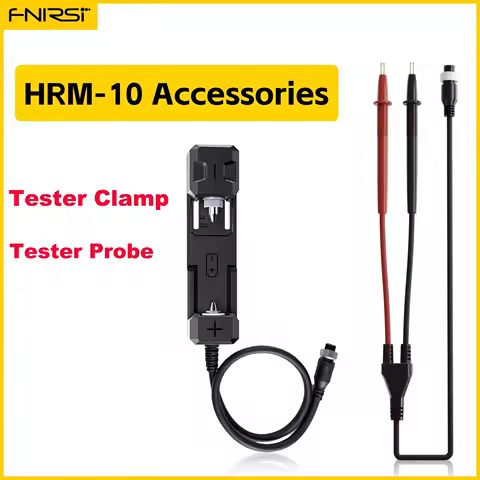 HRM-10 Battery Internal Resistance Meter Accessories Testing Probe Pen Battery Clip Round Connector Accessory Battery Holder