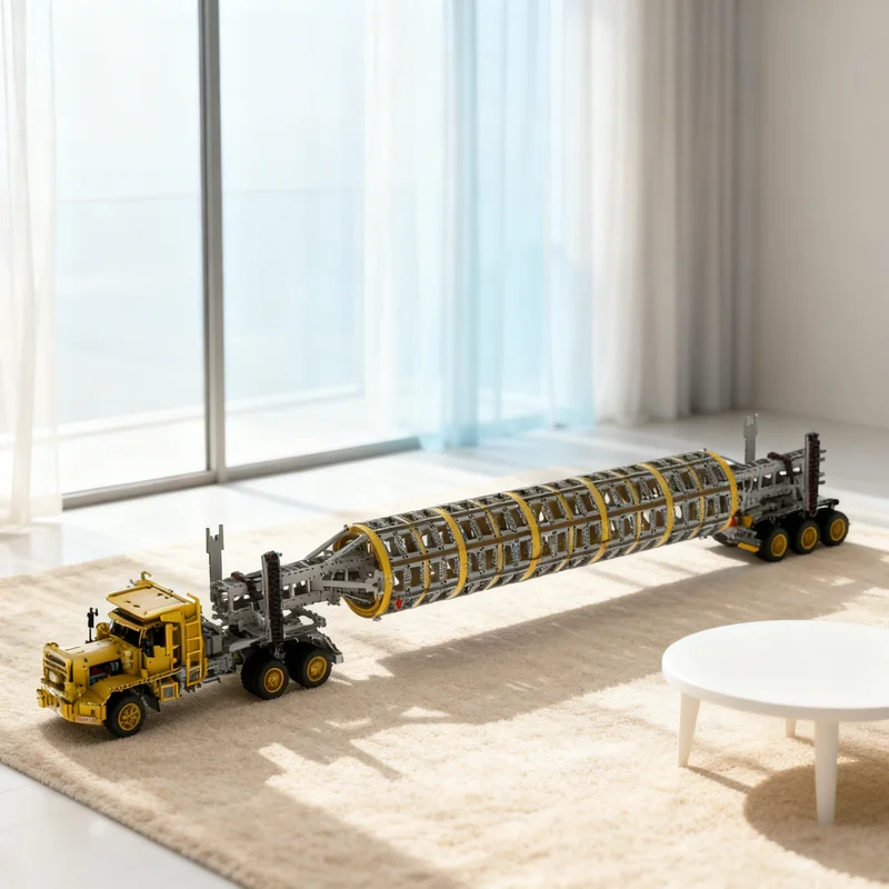 

5560 деталей MOC Hayes HDX: Техническая модель большого объема, конструктор, креативный подарок, декор для демонстрации, сборка, премиум-класс, для взрослых и детей